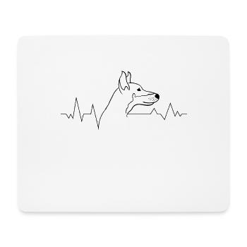 Dog breed Doberman dog dog lovers - Mouse Pad (horizontal) - white - Front
