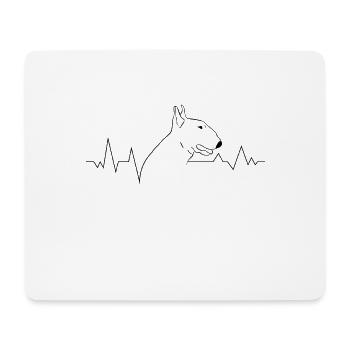 Dog breed pit bull terrier dog dog lovers - Mouse Pad (horizontal) - white - Front