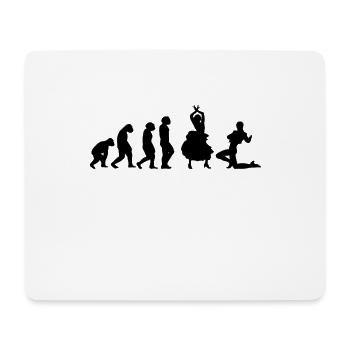 Danseur de flamenco Évolution de la danse flamenco - Tapis de souris (format paysage) - blanc - Devant