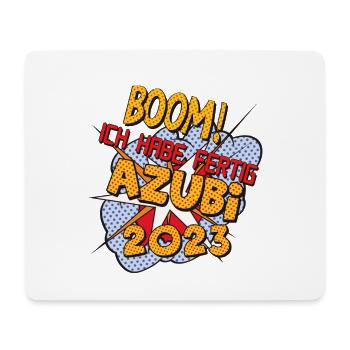 Éducation 2023 Graduation réussie style bande dessinée - Tapis de souris (format paysage) - blanc - Devant