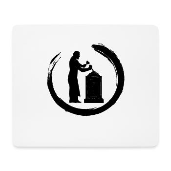 Bildhauer Handwerker Steinbildhauer Grabsteine - Mousepad (Querformat) - Weiß - Vorne