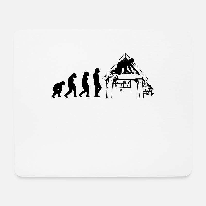 Tischler-Schreiner Handwerker Zimmermanns - Mousepad (Querformat) - Weiß