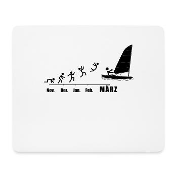 Segler Segel-Boot Segelschiff Segelyacht - Mousepad (Querformat) - Weiß - Vorne