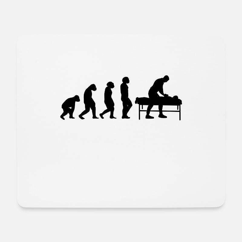 Physiotherapie Chiropraktiker Physio-Masseur - Mousepad (Querformat) - Weiß
