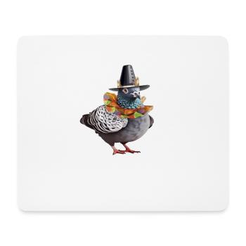 Taubenzüchter Taubensport Brieftauben mit Hut - Mousepad (Querformat) - Weiß - Vorne