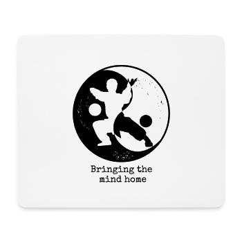 Qi-Gong Kampfkunst Chigong Meditation Thai-Chi - Mousepad (Querformat) - Weiß - Vorne