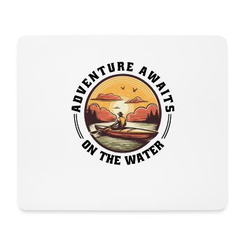 KAYAKS CANOE Kayaking Canadier-Canoe Kayak - Mouse Pad (horizontal) - white - Front