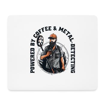 Sondengänger Sondler sondeln lustiges Kaffee - Mousepad (Querformat) - Weiß - Vorne