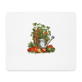 jardinier jardinier plante hobby jardinier fleuriste - Tapis de souris (format paysage) - blanc - Devant