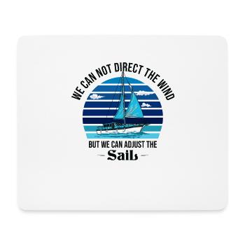 marin voilier voilier voilier voilier yacht - Tapis de souris (format paysage) - blanc - Devant