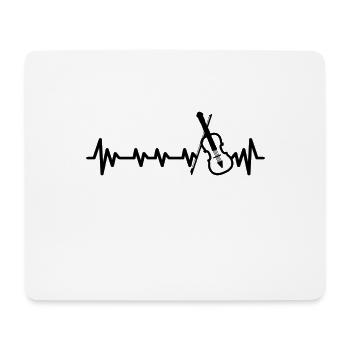 Violinist-Musician Violin Musical Instruments - Mouse Pad (horizontal) - white - Front