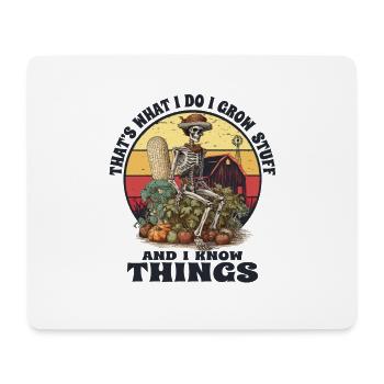 Gardener Garden Plant Peasant Sayings Vintage - Mouse Pad (horizontal) - white - Front