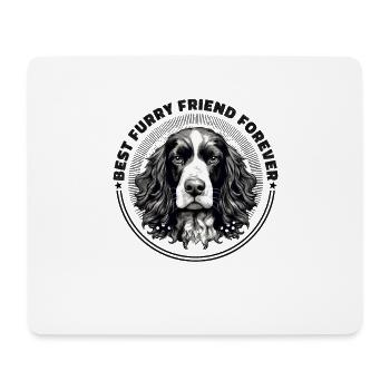 Dog breed English Springer Spaniel - Mouse Pad (horizontal) - white - Front