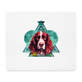 Dogs Dog Breed Accessories English Springer Spaniel - Mouse Pad (horizontal) - white - Front