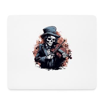 Violinist-Musiker Geigen - Mousepad (Querformat) - Weiß - Vorne