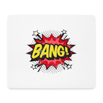 COMIC COMICSTYLE CARTOON BANG COMICS STYLE MOTIVE - Mousepad (Querformat) - Weiß - Vorne