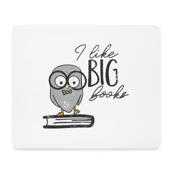 GRANDS LIVRES LIVRE APPRENDRE L’ÉCOLE LIRE EAGLE OWL MOTIF - Tapis de souris (format paysage) - blanc - Devant
