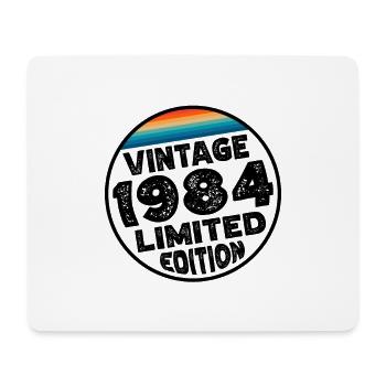 Vintage 1984 Birthday Gift Birthday Party - Mouse Pad (horizontal) - white - Front