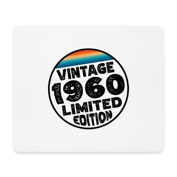Limited Edition since 1960 Geburtstag Geschenk - Mousepad (Querformat) - Weiß - Vorne