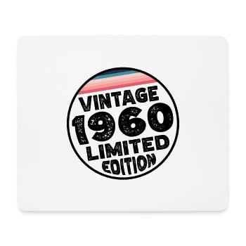 Limited Edition since 1960 Geburtstag Geschenk - Mousepad (Querformat) - Weiß - Vorne