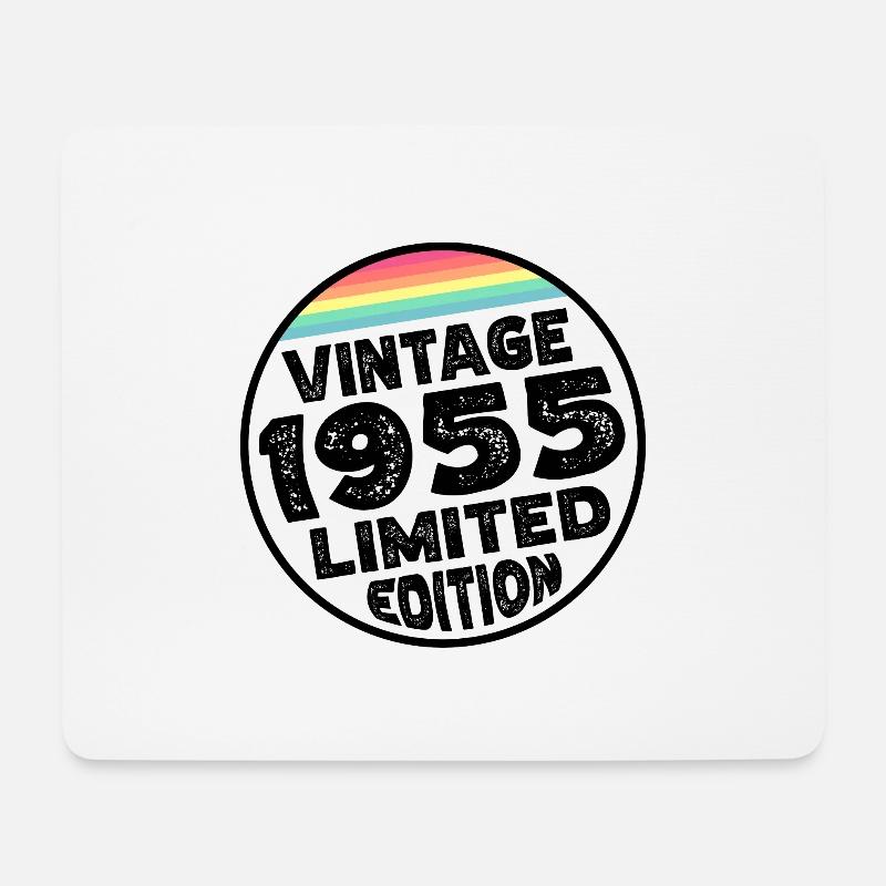 Limited Edition since 1955 Geburtstag Geschenk - Mousepad (Querformat) - Weiß