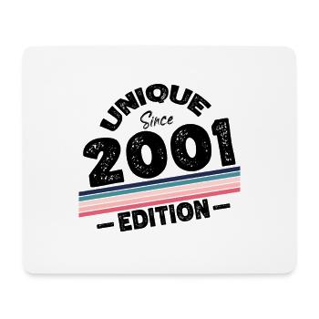 Unique depuis 2001 Edition Anniversaire Millésime 2001 - Tapis de souris (format paysage) - blanc - Devant