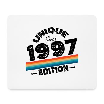 Unique depuis 1997 Edition Anniversaire Millésime 1997 - Tapis de souris (format paysage) - blanc - Devant