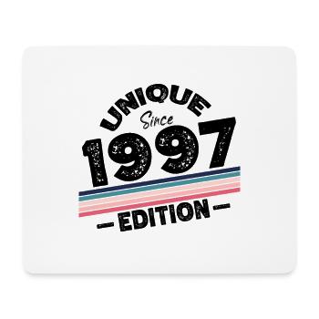 Unique depuis 1997 Edition Anniversaire Millésime 1997 - Tapis de souris (format paysage) - blanc - Devant