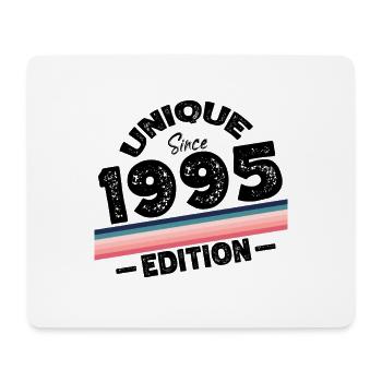 Unique seit 1995 Edition Geburtstag Vintage 1995 - Mousepad (Querformat) - Weiß - Vorne