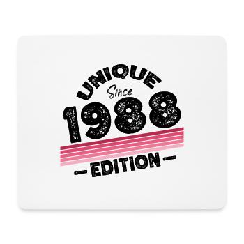 Unique Since 1988 Edition Birthday Vintage 1988 - Mouse Pad (horizontal) - white - Front