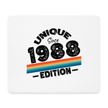 Unique Since 1988 Edition Birthday Vintage 1988 - Mouse Pad (horizontal) - white - Front