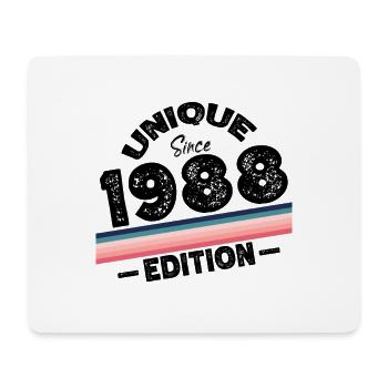 Unique Since 1988 Edition Birthday Vintage 1988 - Mouse Pad (horizontal) - white - Front