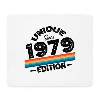 Unique seit 1979 Edition Geburtstag Vintage 1979 - Mousepad (Querformat) - Weiß - Vorne