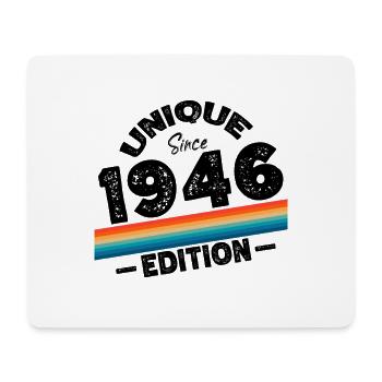 Unique Since 1946 Edition Birthday Vintage 1946 - Mouse Pad (horizontal) - white - Front
