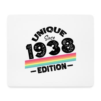 Unique since 1938 Edition Birthday Vintage 1938 - Mouse Pad (horizontal) - white - Front
