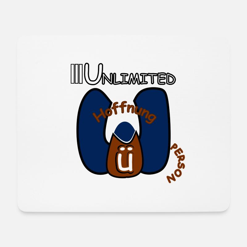 Hoffnung - Mousepad (Querformat) - Weiß