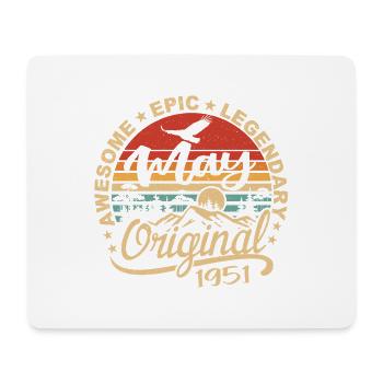 Birthday May 1951 May | Gift May 1951 - Mouse Pad (horizontal) - white - Front