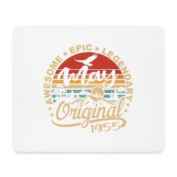 Birthday May 1955 May | Gift May 1955 - Mouse Pad (horizontal) - white - Front