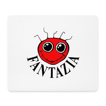2 Colour Fantazia Smiley Face - Mouse Pad (horizontal) - white - Front