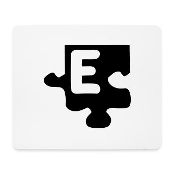 E tattoo puzzle 069 - Tapis de souris (format paysage) - blanc - Devant