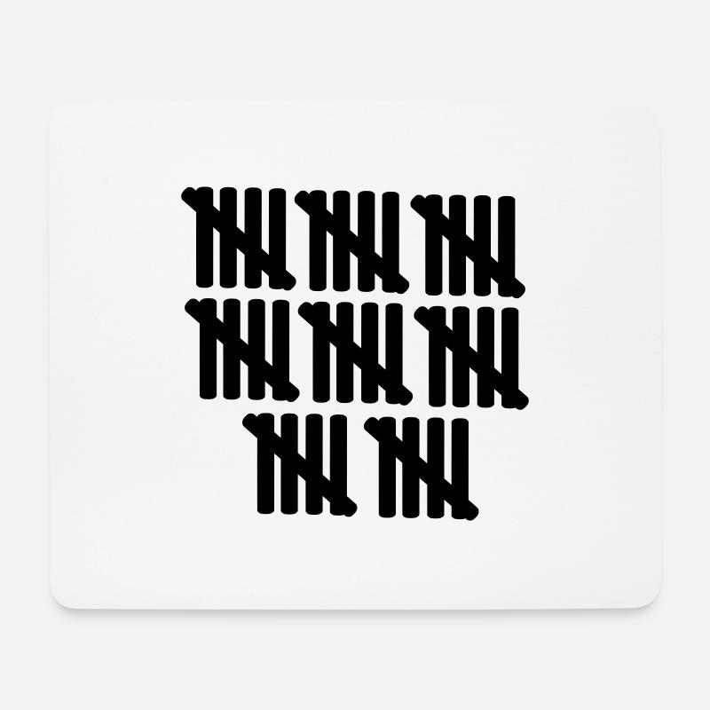 40 Geburtstag - Mousepad (Querformat) - Weiß