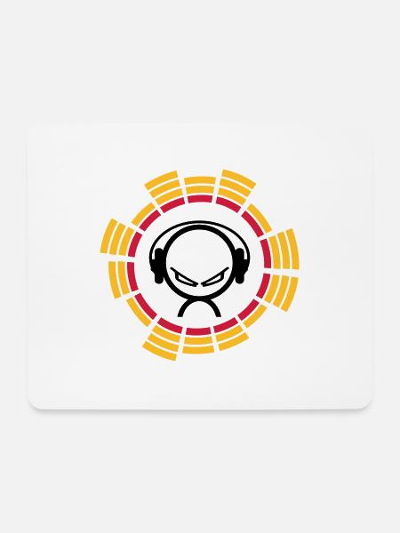 DJ - Mouse Pad (horizontal) - white