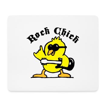 rock_chick_weiss_3c - Tapis de souris (format paysage) - blanc - Devant