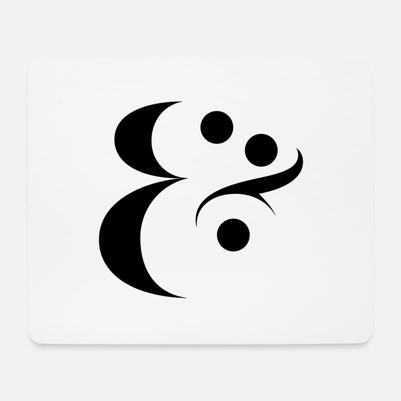 Ampersand - Mouse Pad (horizontal) - white