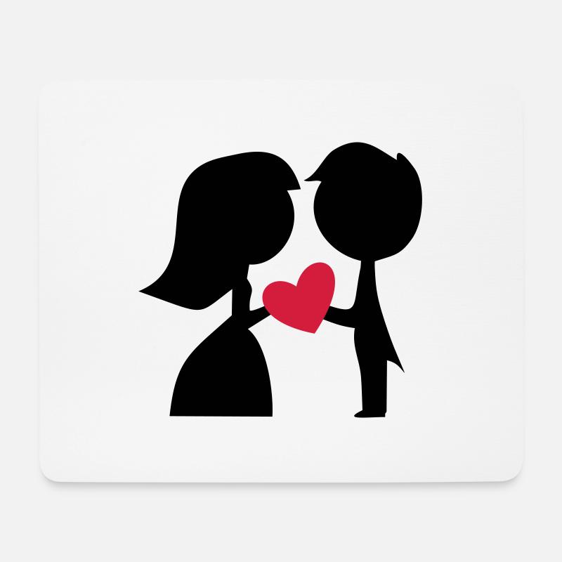 Lustige Geschenke zur Hochzeit - Mousepad (Querformat) - Weiß