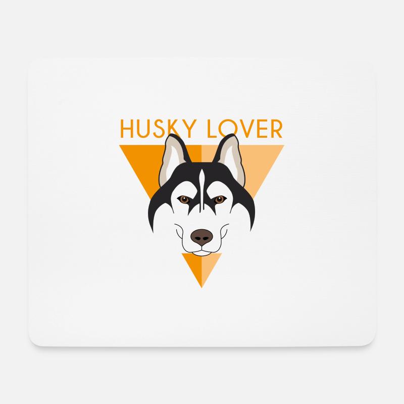 Husky - Brown - Mousepad (Querformat) - Weiß