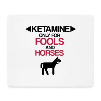 KETAMIN - Mousepad (Querformat) - Weiß - Vorne