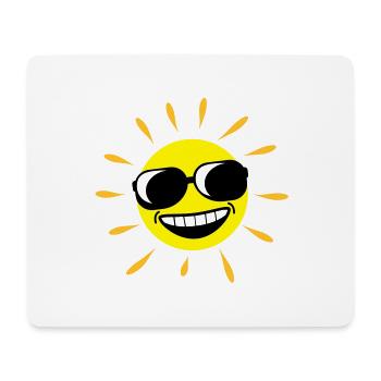 Sun Summer - Mousepad (Querformat) - Weiß - Vorne