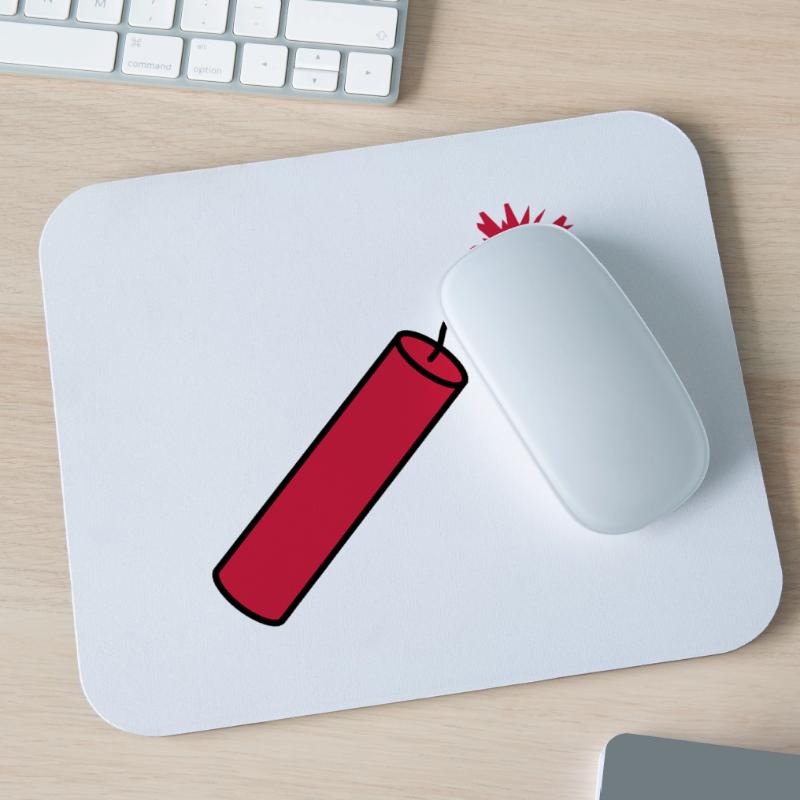 rod tnt dynamite explode explosion blast Mouse Pad (horizontal)