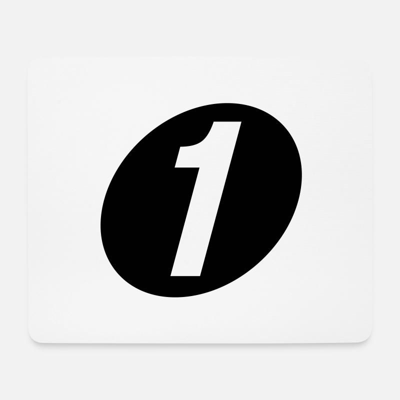 Nummer eins - Mousepad (Querformat) - Weiß